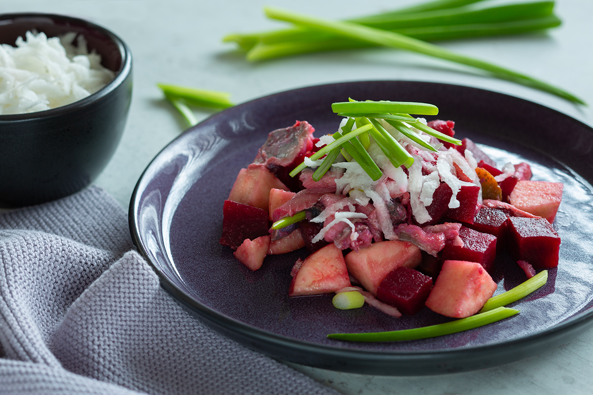 Heringssalat Low Carb