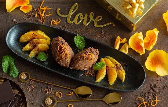 Mousse au chocolat zum Valentinstag