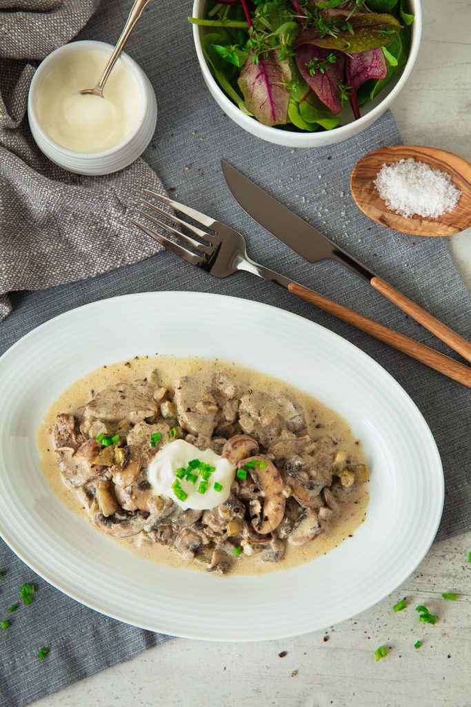 Boeuf Stroganoff