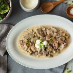 Boeuf Stroganoff keto