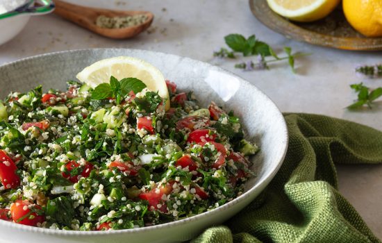 Taboule mit Hanfsamen