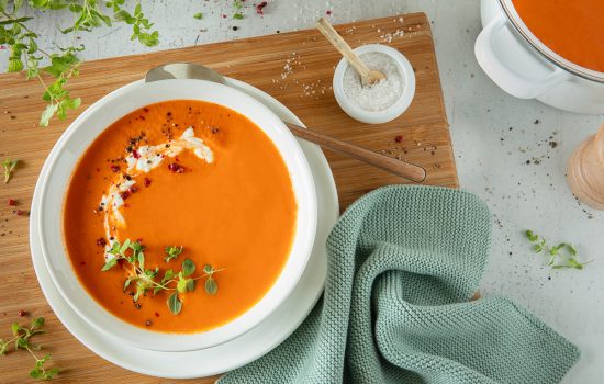 Keto Tomatensuppe Rezeptfoto